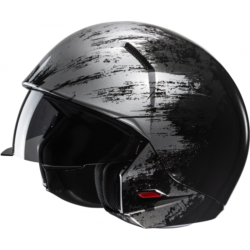 Otvorena kaciga s maskom HJC i20 Furia MC5 crno-siva