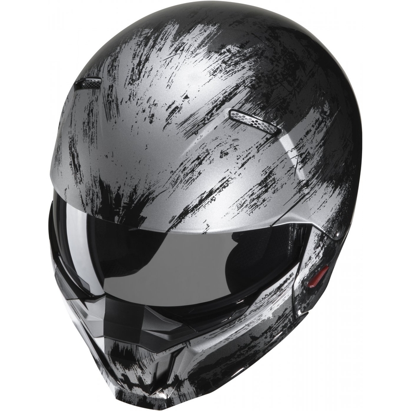 Otvorena kaciga s maskom HJC i20 Furia MC5 crno-siva