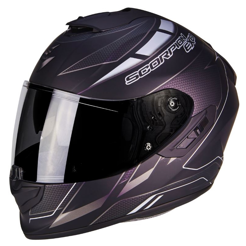 Scorpion Exo-1400 Air Cup Chameleon kaciga za cijelo lice Black Matte Silver rasprodaja
