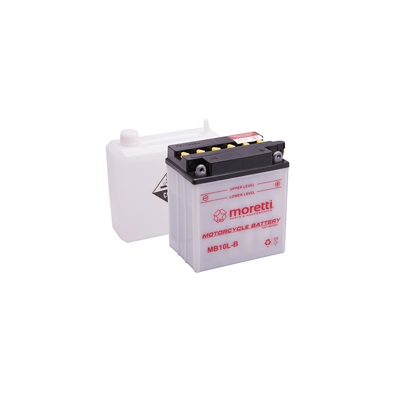 Konvencionalni akumulator za motocikle Moretti MB10L-B, 12V 11Ah
