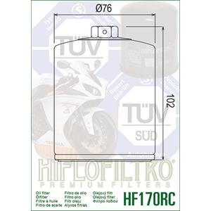 Olejový filtr HIFLOFILTRO Racing černá