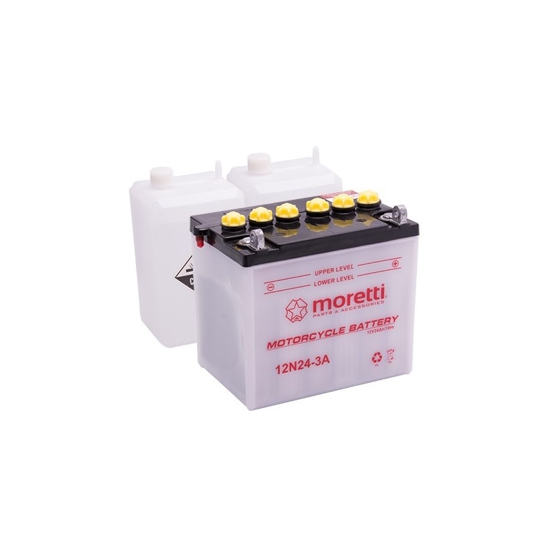 Konvencionalnih baterija za motocikle Moretti 12N24-3A 12V 24Ah rasprodaja