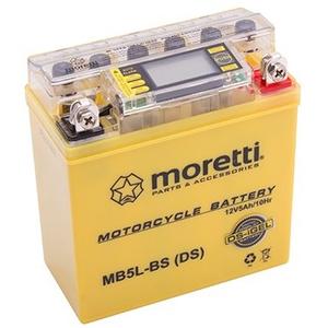 Gel baterija bez održavanja Moretti MB5L-BS, 12V 5Ah sa mjeračem napona