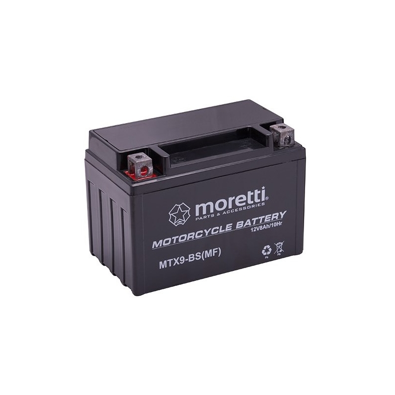 Gel baterija bez održavanja Moretti MTX9-BS, 12V 8Ah
