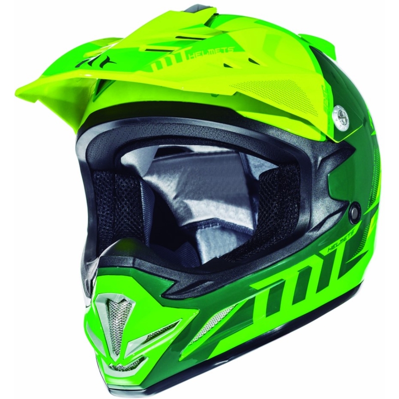 Dječja motocross moto kaciga MT MX-2 Spec fluo zeleno-žuta