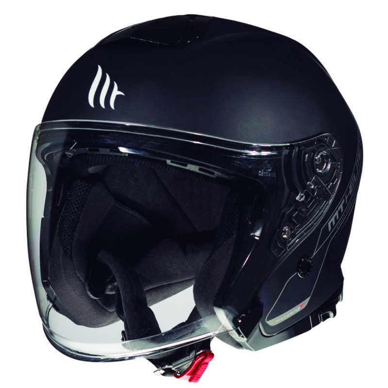 Otvorena motociklistička kaciga MT Thunder SV Jet crna