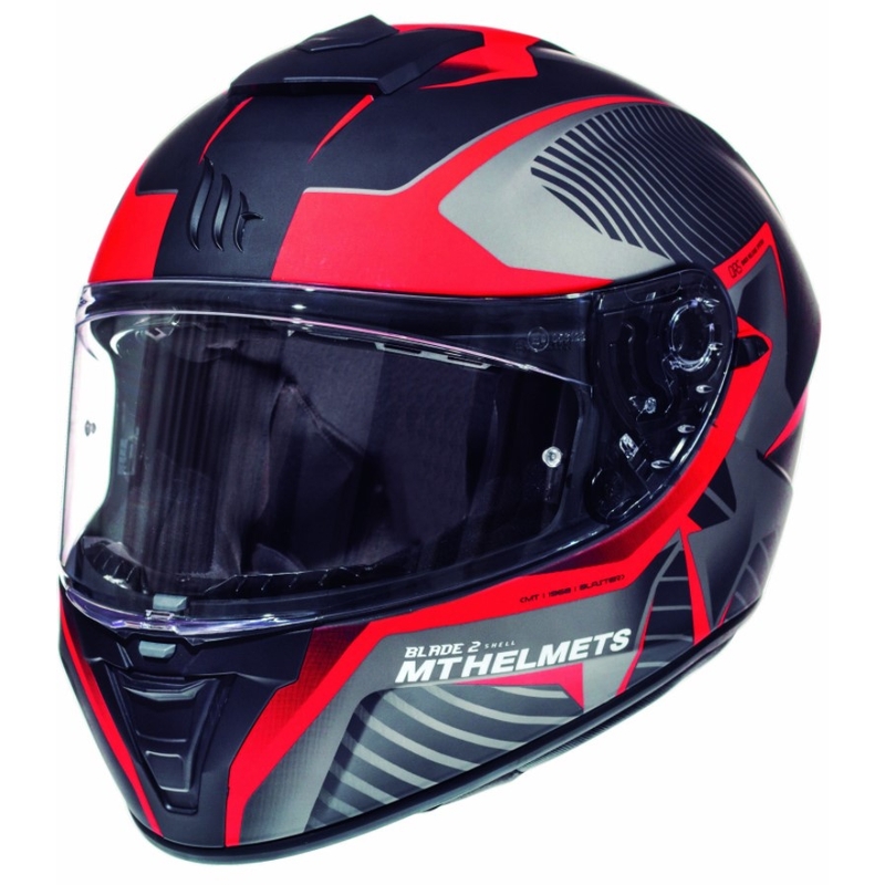 Integralna motociklistička kaciga MT Blade 2 SV Blaster crna mat-crvena