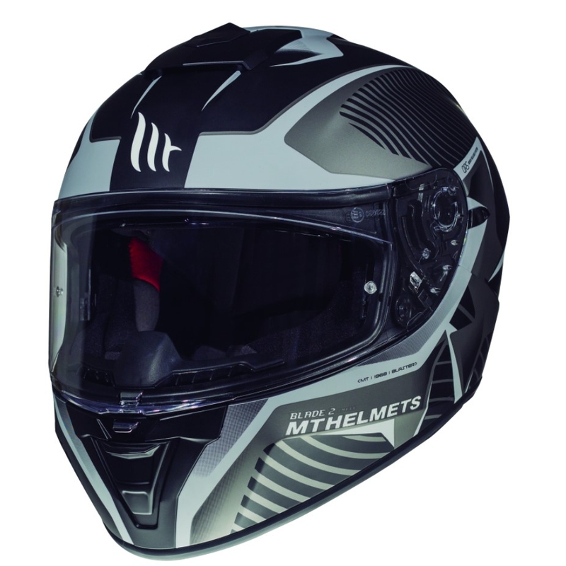 Integralna motociklistička kaciga MT Blade 2 SV Blaster crna mat-siva