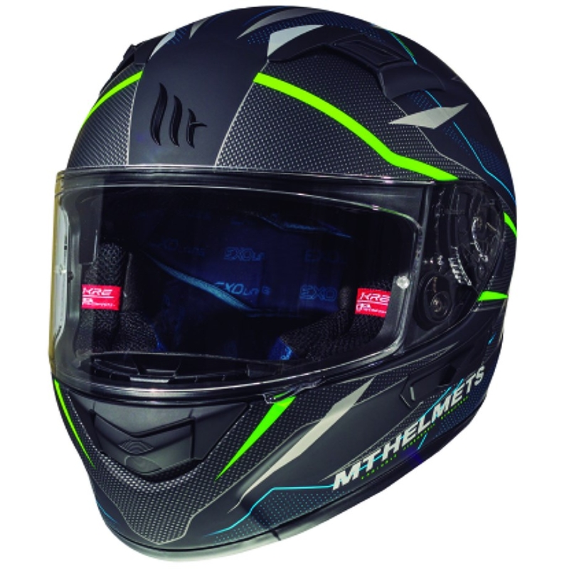 Integralna motoristička kaciga MT Kre Intrepid SV crna mat-fluo zelena rasprodaja