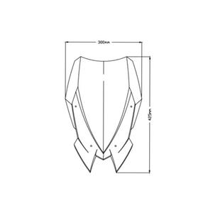 Plexi štít PUIG NEW. GEN TOURING kouřová