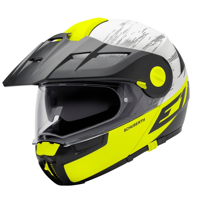 Schuberth E1 Fluo žute enduro preklopne kacige rasprodaja