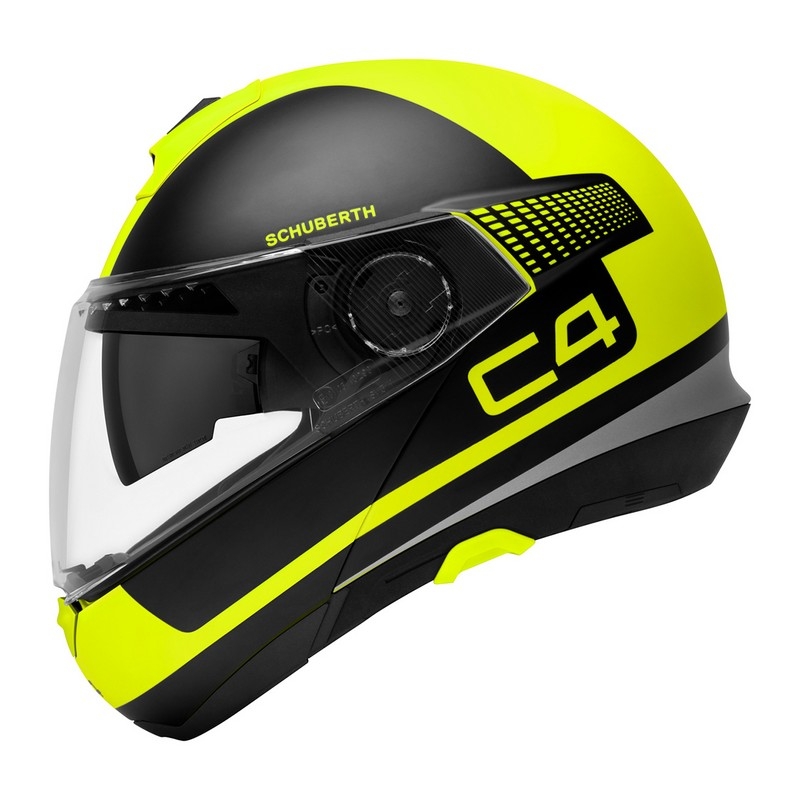 Motociklistička kaciga na preklop Schuberth C4 crna-fluo žuta rasprodaja