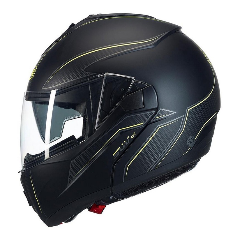Motociklistička kaciga na preklop CMS SUV GT ST crno-fluo žuta