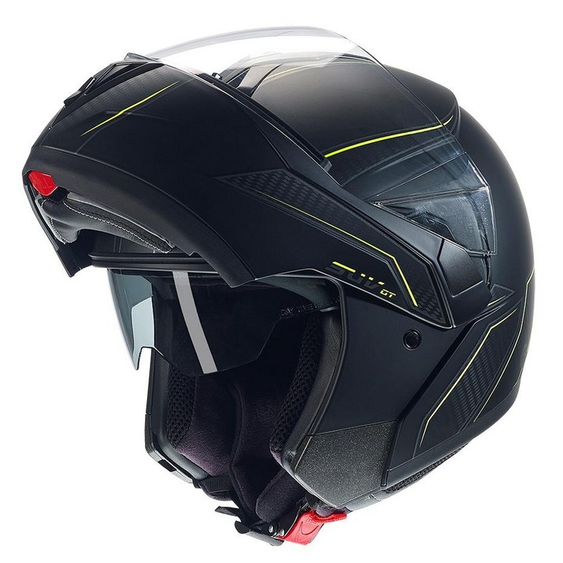 Motociklistička kaciga na preklop CMS SUV GT ST crno-fluo žuta