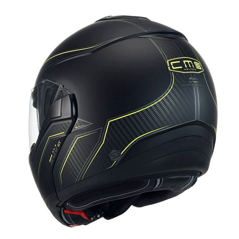 Motociklistička kaciga na preklop CMS SUV GT ST crno-fluo žuta