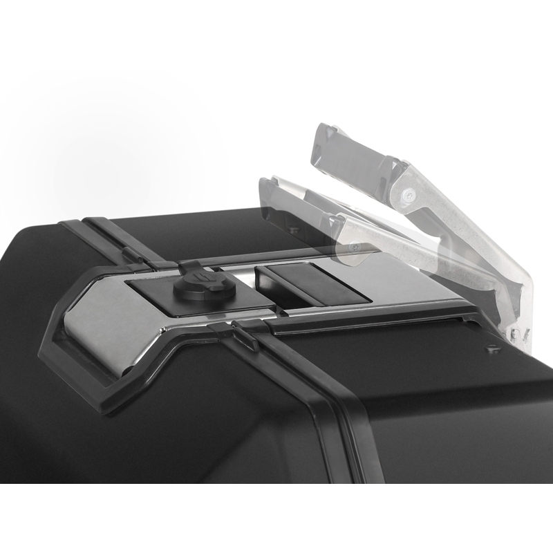 Kompletní sada černých hliníkových kufrů SHAD TERRA BLACK , 37L topcase 36L/36L boční kufry, včetně montážní sady a plotny SHAD HONDA NC 750 X