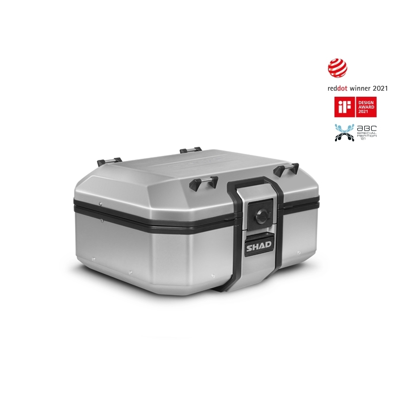 Kompletní sada hliníkových kufrů SHAD TERRA, 37L topcase 47L/47L boční kufry, včetně montážní sady a plotny SHAD BMW F 900 XR