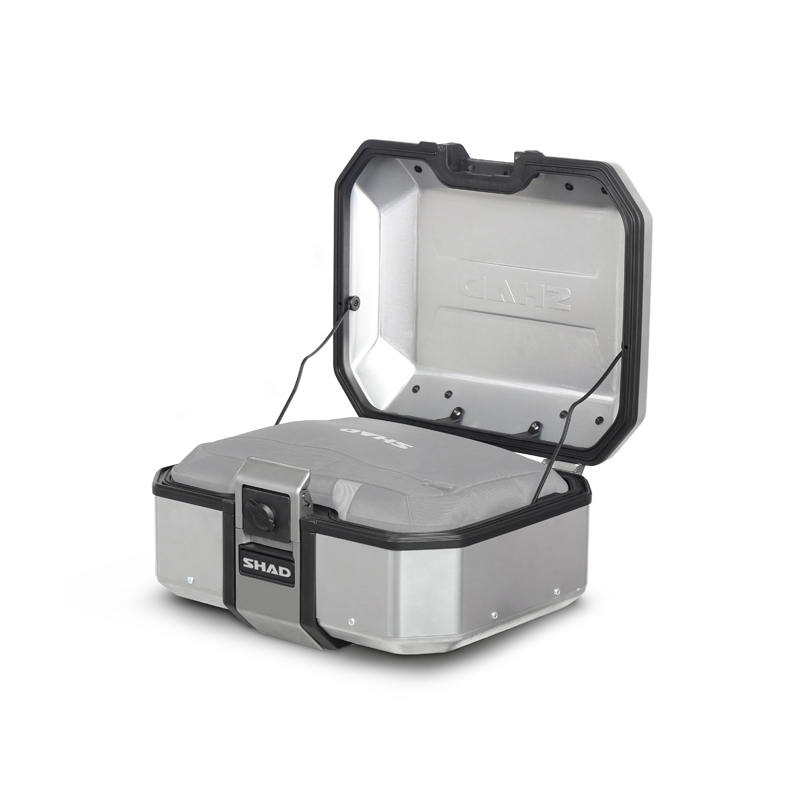 Kompletní sada hliníkových kufrů SHAD TERRA, 37L topcase 47L/47L boční kufry, včetně montážní sady a plotny SHAD BMW F 900 XR