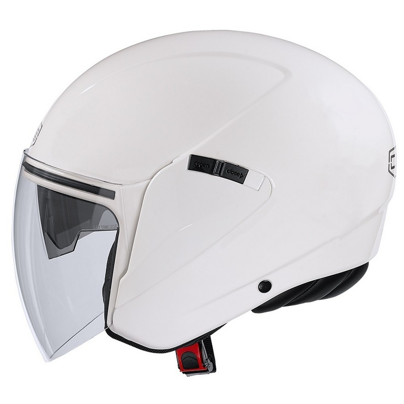 Otvorena motociklistička kaciga CMS S-JET Plain white