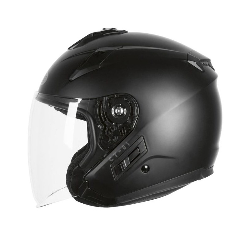 Ozone CT-01 crne mat otvorene motociklističke kacige rasprodaja