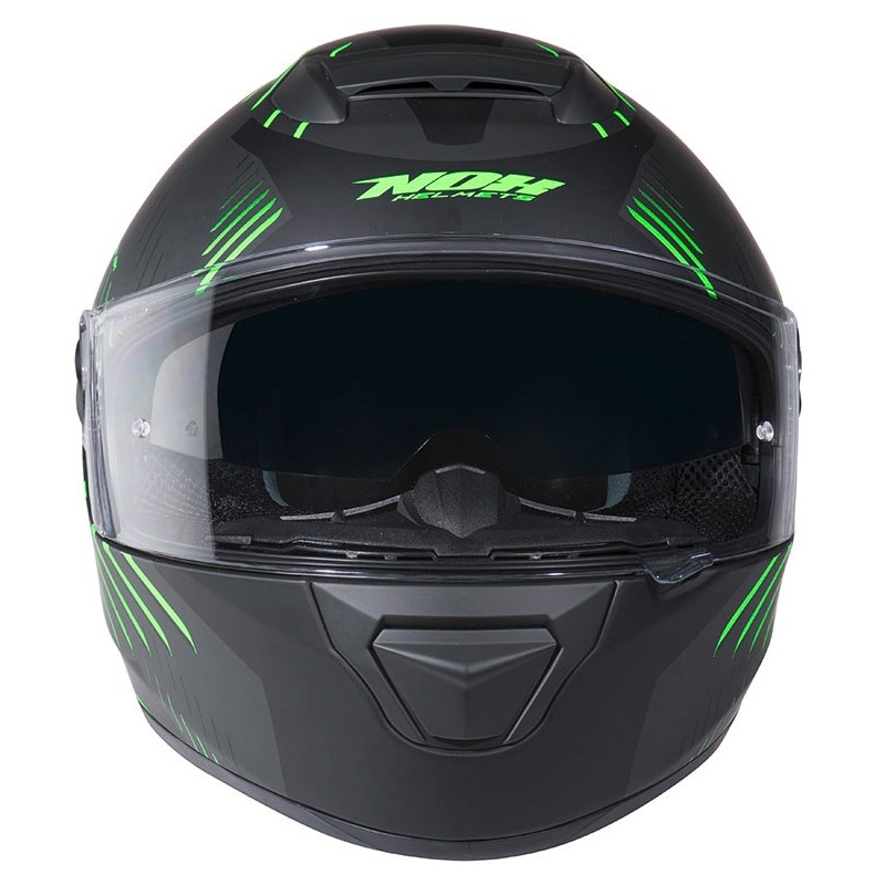 Integralna kaciga NOX N301 RIM crna mat-fluo zelena rasprodaja