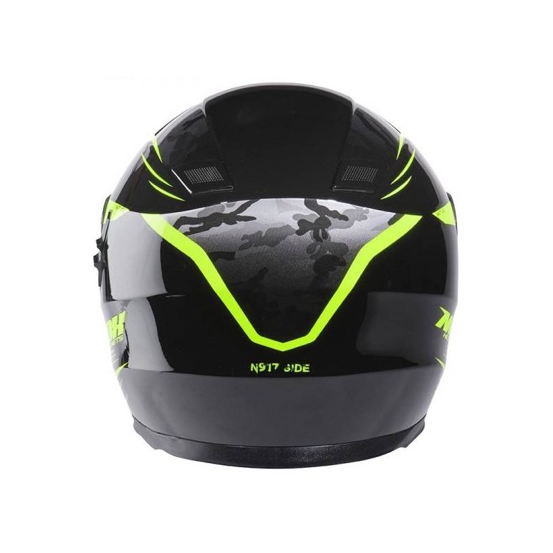 Integralna motociklistička kaciga NOX N917 Bočna crna-fluo žuta-kamo