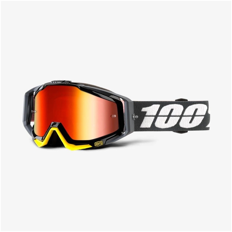 Zaštitne naočale 100% Racecraft Fortis (crveni kromirani pleksiglas + prozirni pleksiglas)