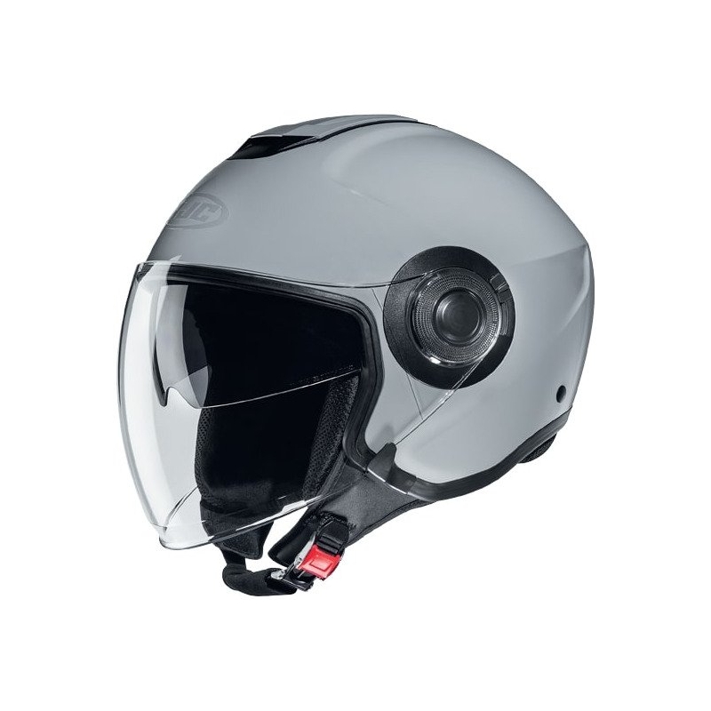 Otvorena motociklistička kaciga HJC i40N Jednobojno siva