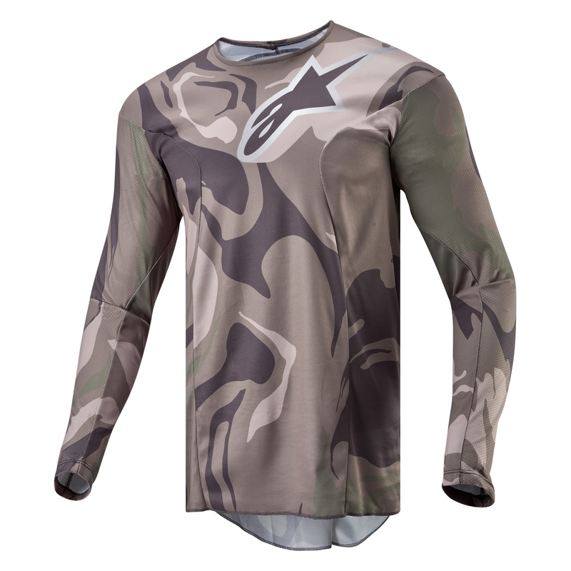 Alpinestars Racer Tactical motocross dres zelene kamuflažno-smeđe boje