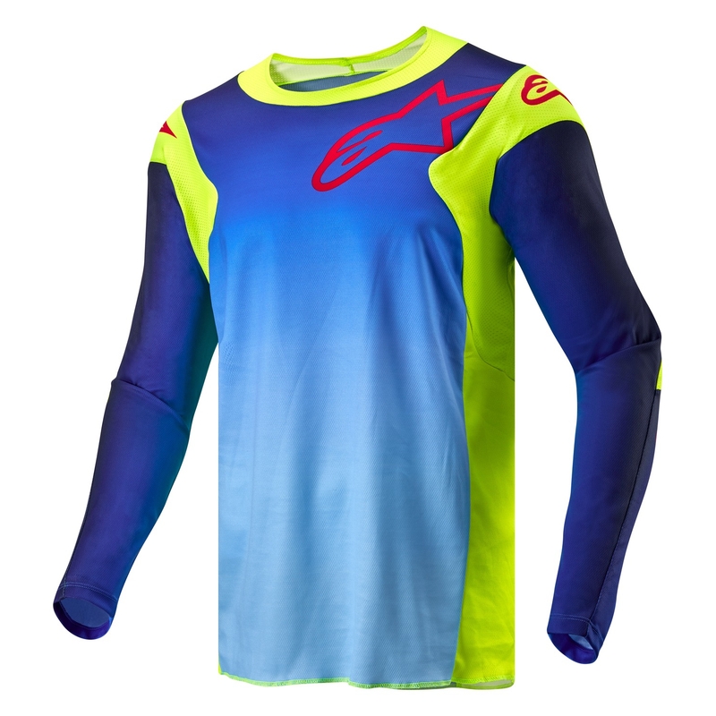 Alpinestars Racer Hoen motocross dres fluo žuto-plavo-crveni