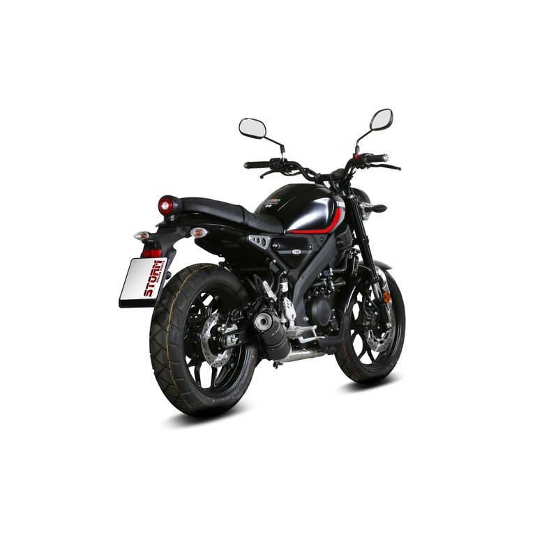 Výfuk kompletní 1x1 STORM GP Black with carbon cap