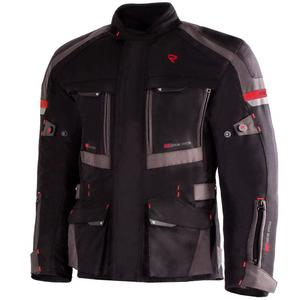 Motociklistička jakna Street Racer Rocket crno-sivo-crvena