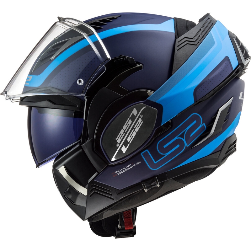 Motociklistička kaciga na preklop LS2 FF900 Valiant II Orbit plava