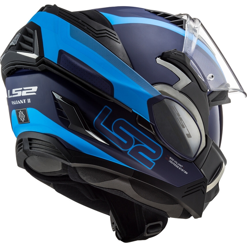 Motociklistička kaciga na preklop LS2 FF900 Valiant II Orbit plava
