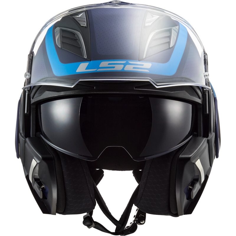 Motociklistička kaciga na preklop LS2 FF900 Valiant II Orbit plava