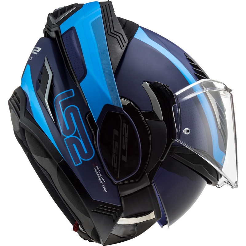 Motociklistička kaciga na preklop LS2 FF900 Valiant II Orbit plava