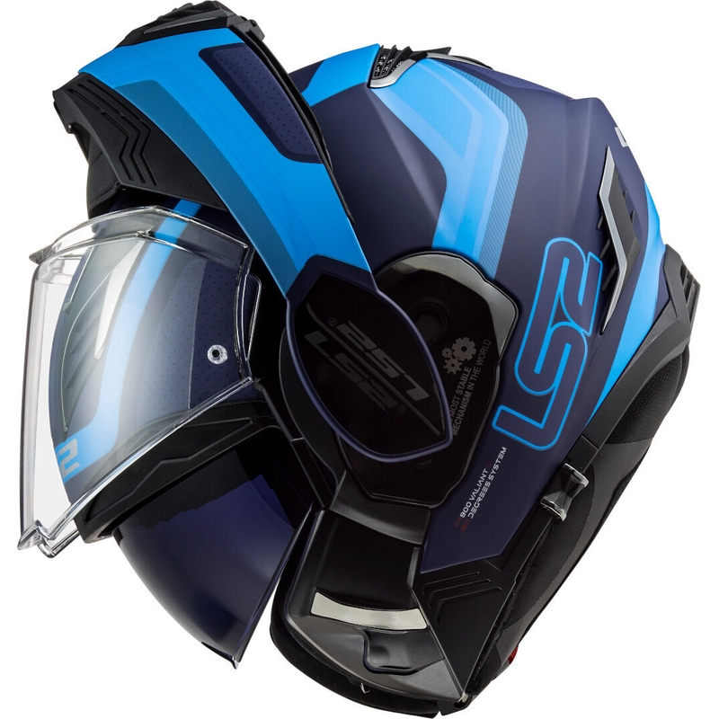 Motociklistička kaciga na preklop LS2 FF900 Valiant II Orbit plava