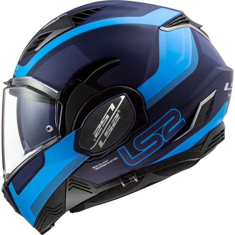 Motociklistička kaciga na preklop LS2 FF900 Valiant II Orbit plava