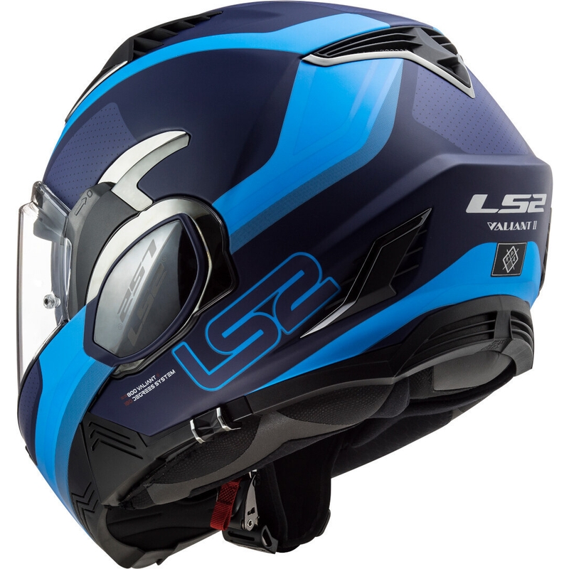 Motociklistička kaciga na preklop LS2 FF900 Valiant II Orbit plava
