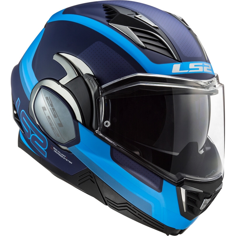 Motociklistička kaciga na preklop LS2 FF900 Valiant II Orbit plava