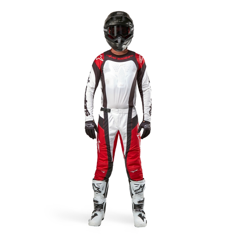Alpinestars Techstar Ocuri motocross dres crveno-bijelo-crni
