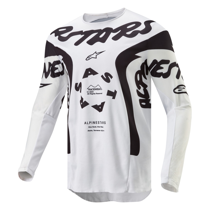 Alpinestars Racer Hana motokros dres bijelo-crni