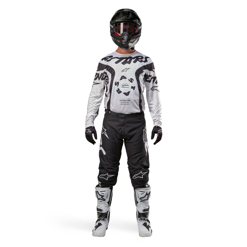 Alpinestars Racer Hana motokros dres bijelo-crni