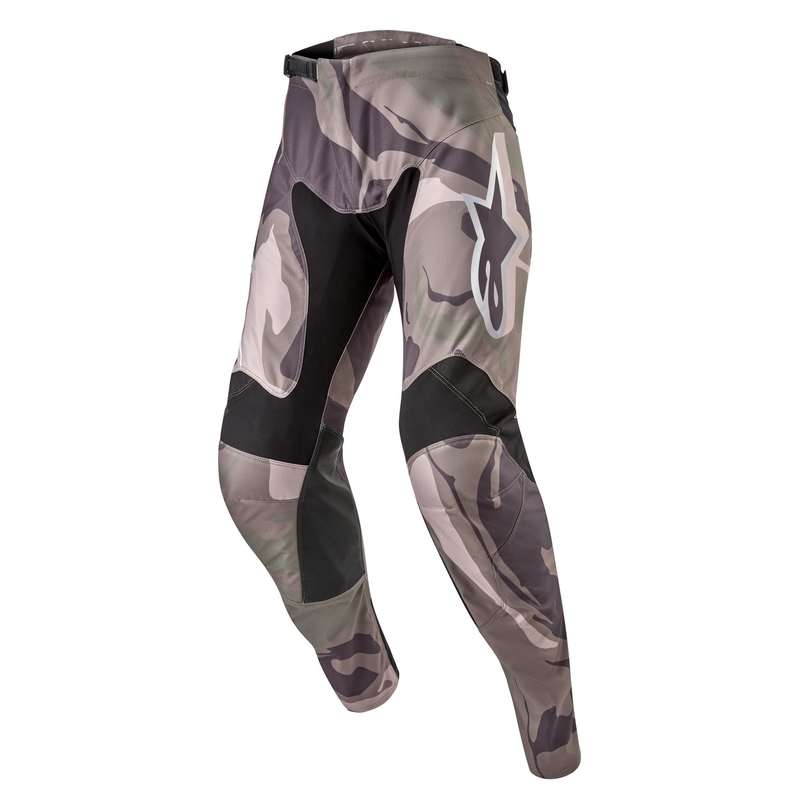 Alpinestars Racer Tactical motocross hlače zelene camo-smeđe