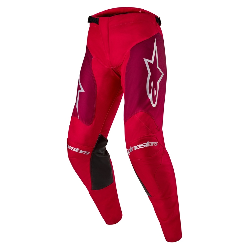 Alpinestars Racer Hoen motocross hlače crveno-vino