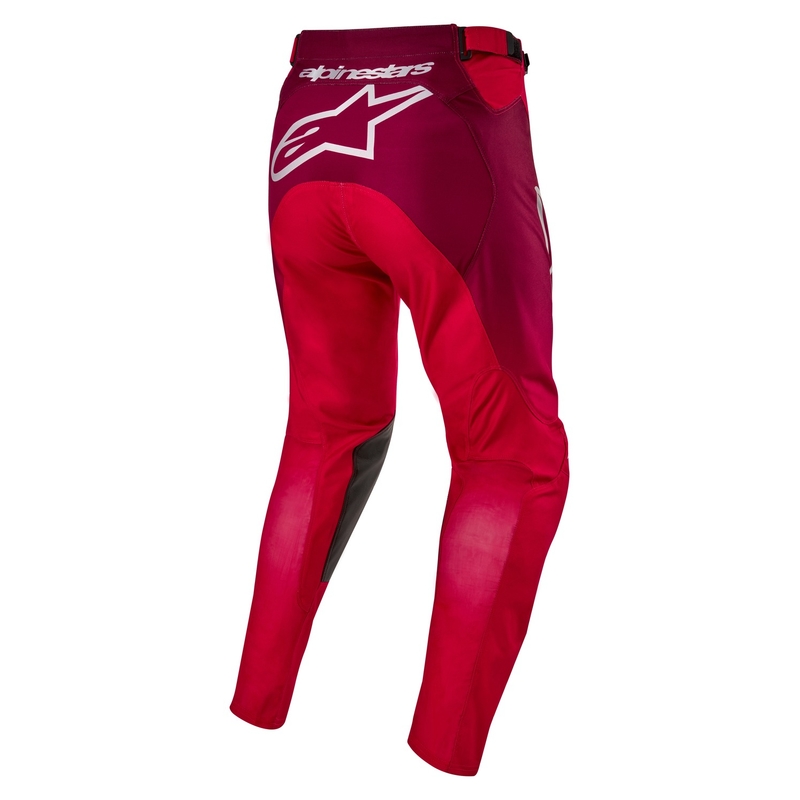 Alpinestars Racer Hoen motocross hlače crveno-vino