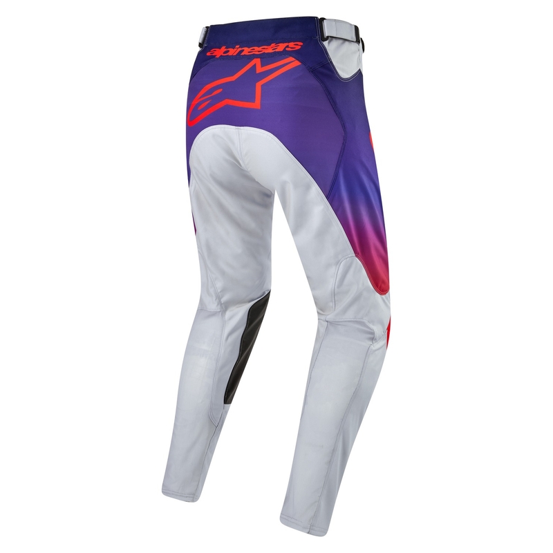 Alpinestars Racer Hoen motocross hlače sivo-plavo-narančaste