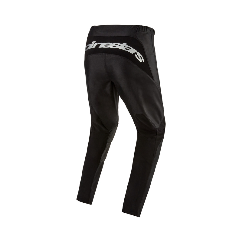 Alpinestars Fluid Graphite motocross hlače crno-srebrne