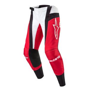Alpinestars Techstar Ocuri motocross hlače crveno-bijelo-crne