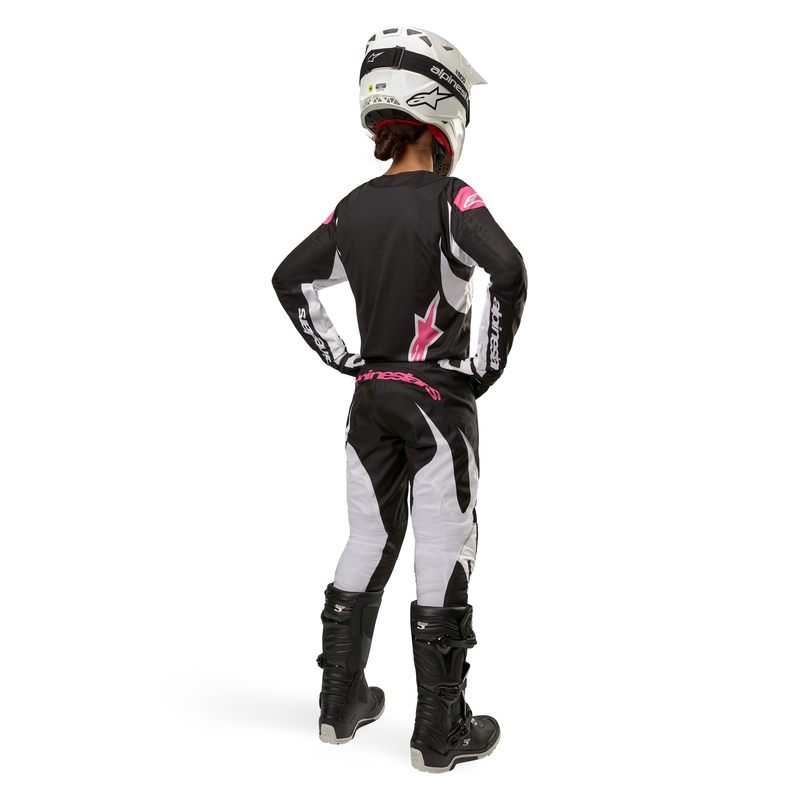 Alpinestars Stella Fluid ženske motocross hlače crno-bijele
